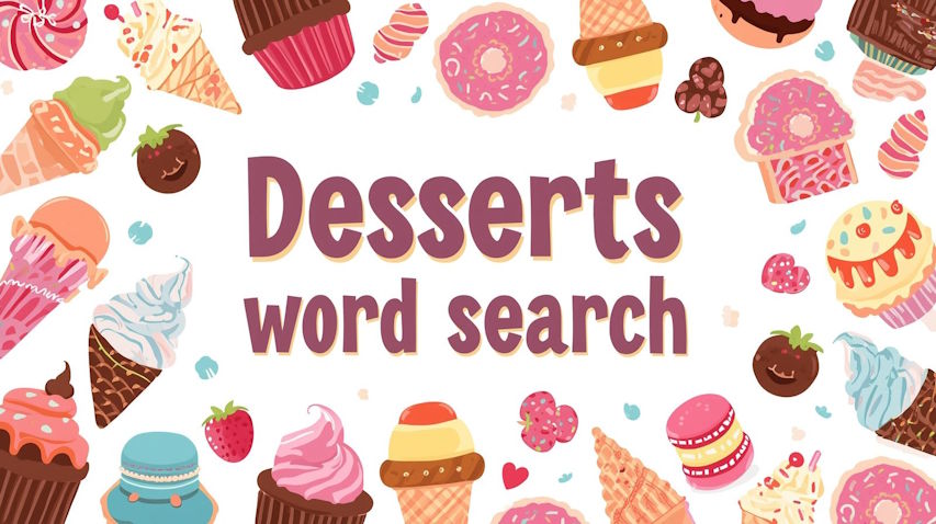 Desserts (Wordsearch)
