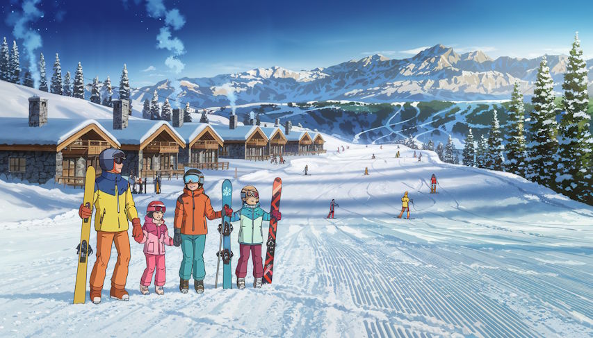Winter Vacation at Frosty Peaks Ski&nbsp;Resort